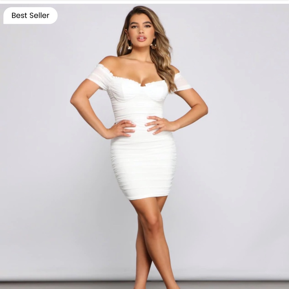 Windsor White Mini Dress